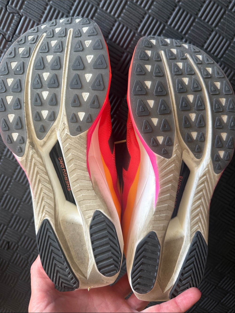 New Balance Women’s FuelCell SuperComp Running Shoes - Pink & Yellow - Picture 4 of 4